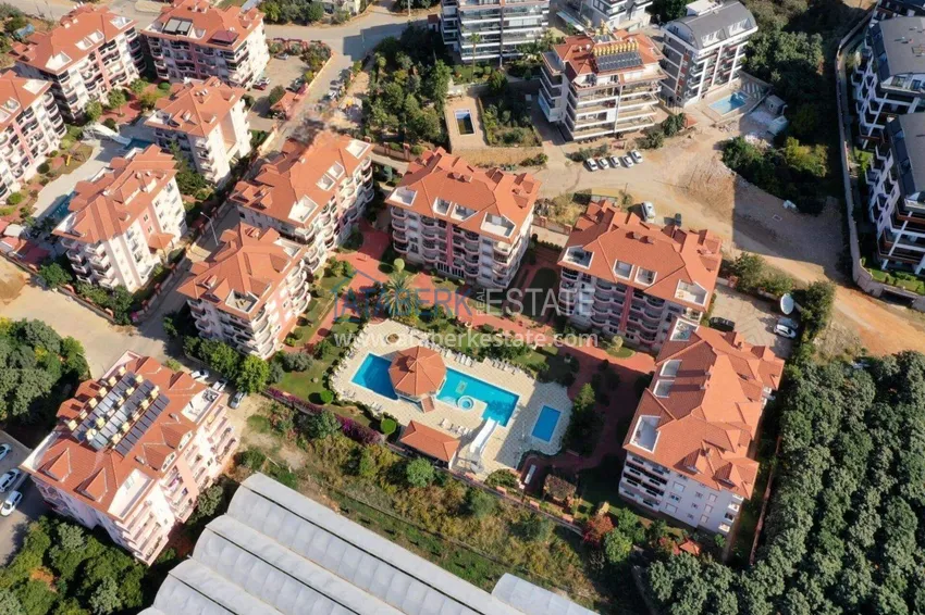 2+1 apartment in Alanya from the owner — furniture, mountain view, Oba district 3 