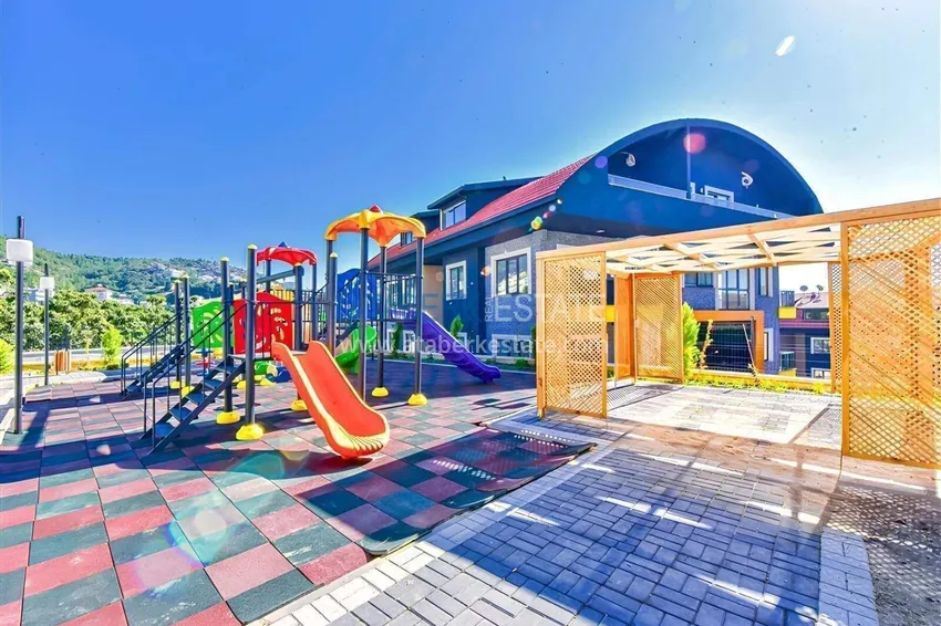 Apartment for a residence permit in the center of Alanya - 2+1 terrace duplex in a comfort-class complex 5 