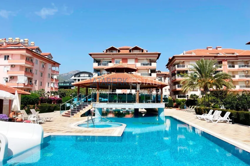 2+1 apartment in Alanya from the owner — furniture, mountain view, Oba district 8 