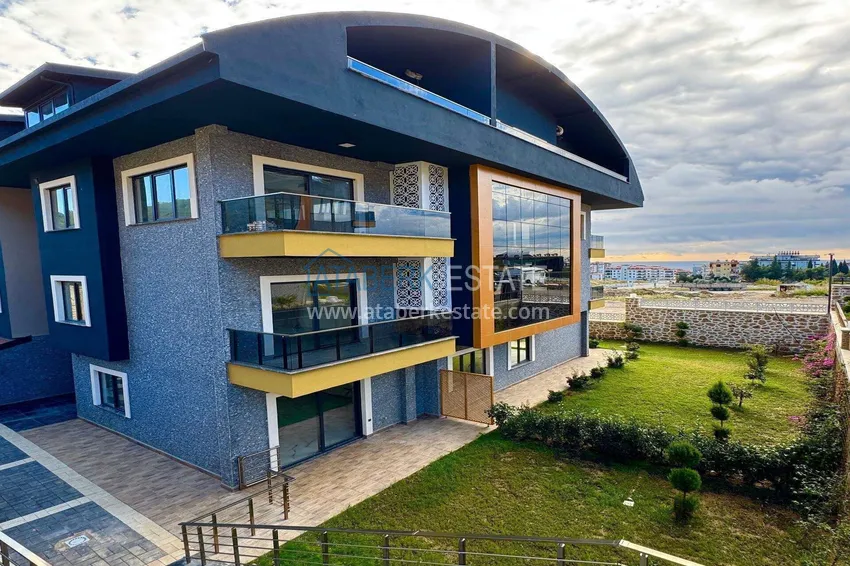 Apartment for a residence permit in the center of Alanya - 2+1 terrace duplex in a comfort-class complex 8 