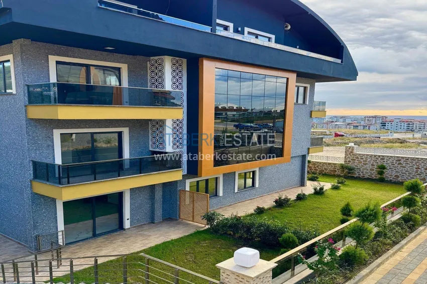 Apartment for a residence permit in the center of Alanya - 2+1 terrace duplex in a comfort-class complex 9 