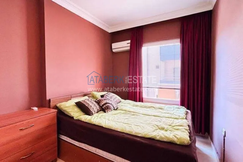 Purchase  2+1 apartment in the center of Alanya — furniture, mountain view, glazed balcony, Cleopatra beach area  10 
