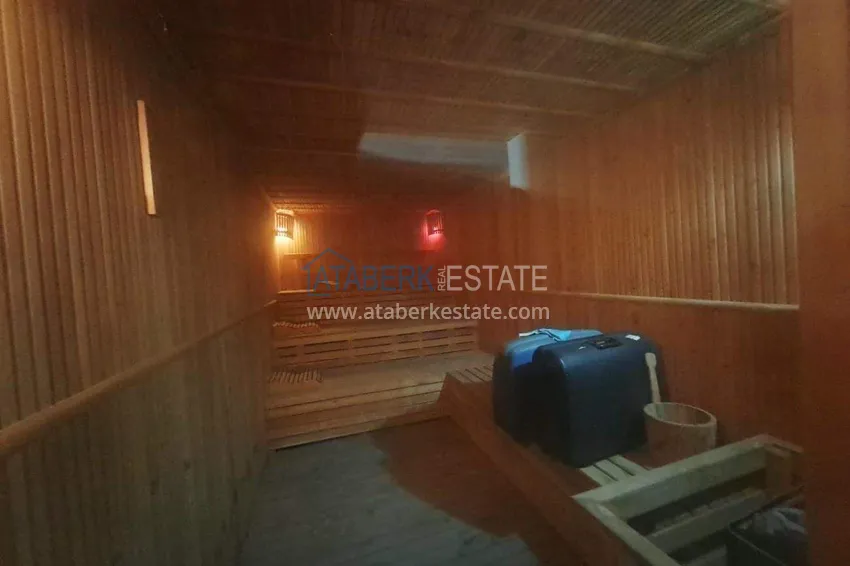 2+1 apartment in the center of Alanya — furniture, mountain view, glazed balcony, Cleopatra beach area  14 