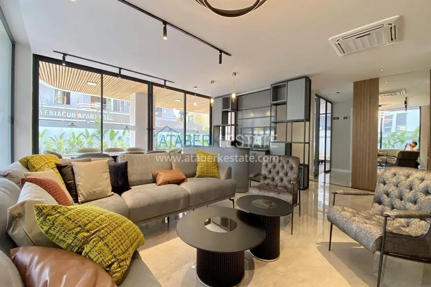 1+1 apartment in the center of Alanya - overlooking the sea and the fortress, Cleopatra beach area 16 
