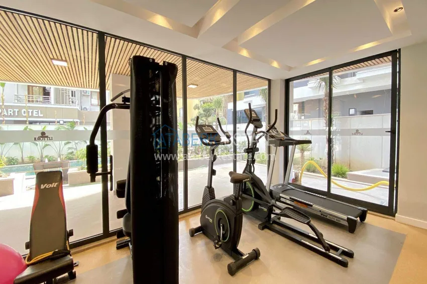1+1 apartment in the center of Alanya - overlooking the sea and the fortress, Cleopatra beach area 18 