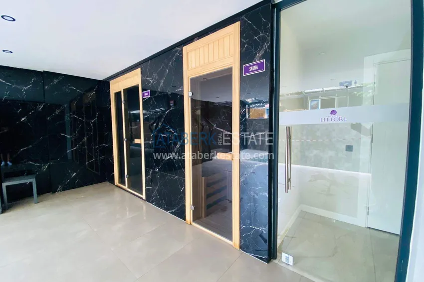 1+1 apartment in the center of Alanya - overlooking the sea and the fortress, Cleopatra beach area 20 
