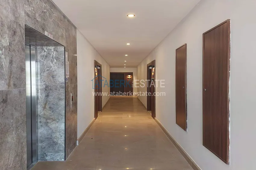 1+1 apartment in the center of Alanya - overlooking the sea and the fortress, Cleopatra beach area 23 