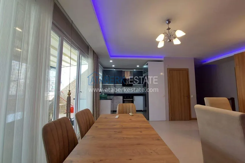Purchase  2+1 penthouse in Mahmutlar - furnished duplex 500 meters from the sea 17 