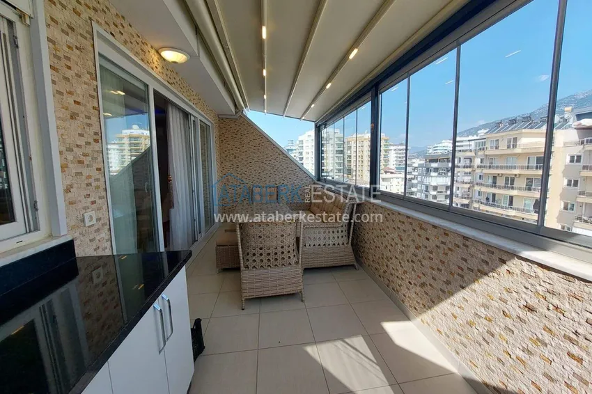 Purchase  2+1 penthouse in Mahmutlar - furnished duplex 500 meters from the sea 21 