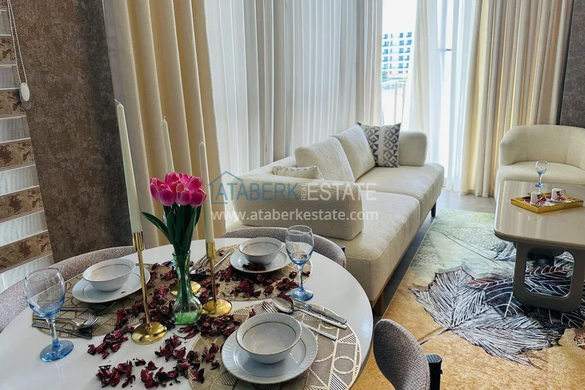 Purchase  Turnkey 1+1 apartment in Kargicak - 350 meters from the sea 11 
