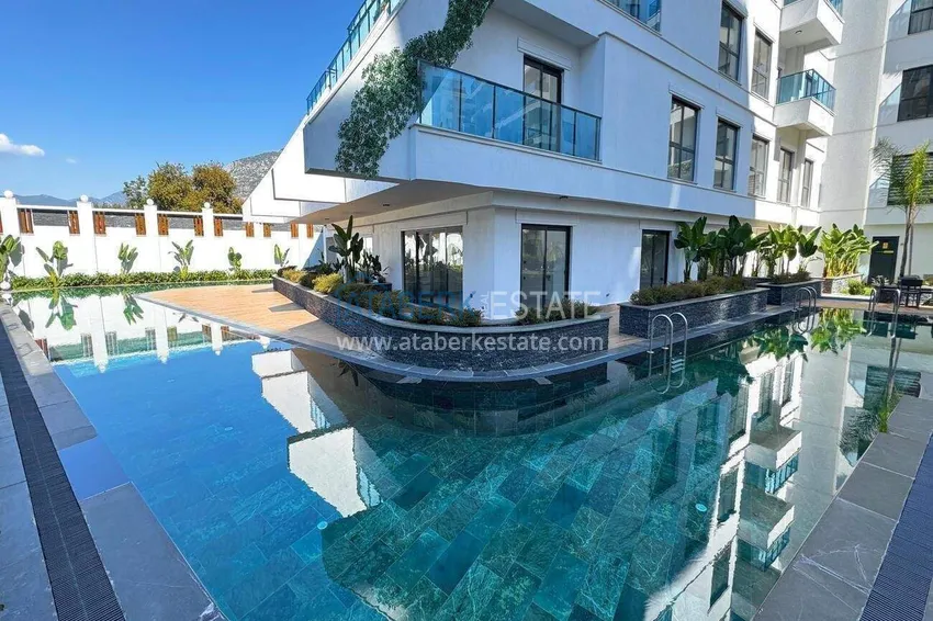 Property for a residence permit in Mahmutlar - 3+1 garden duplex with a private terrace and access to the pool 13 