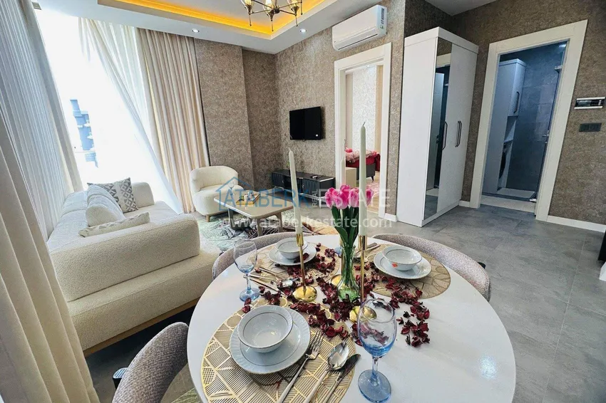 Purchase  Turnkey 1+1 apartment in Kargicak - 350 meters from the sea 14 