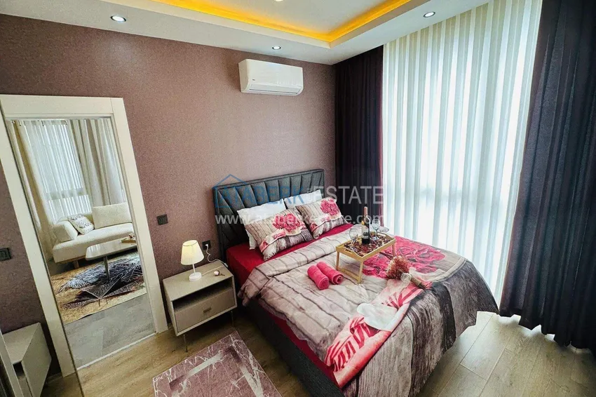 Purchase  Turnkey 1+1 apartment in Kargicak - 350 meters from the sea 16 