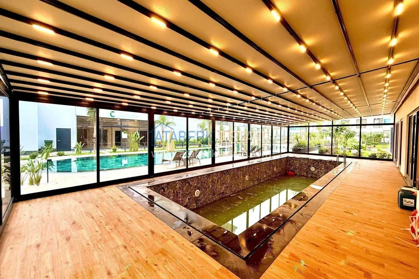 Apartment for a residence permit in Mahmutlar - 3+1 garden duplex directly from the owner  17 