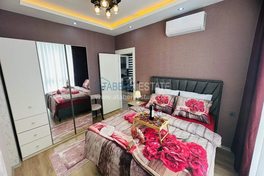 Purchase  Turnkey 1+1 apartment in Kargicak - 350 meters from the sea 17 