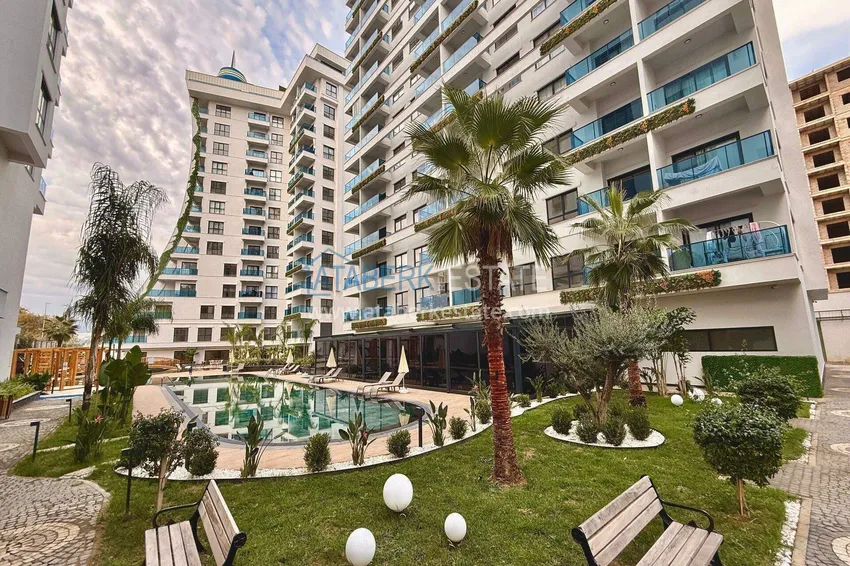 Property for a residence permit in Mahmutlar - 3+1 garden duplex with a private terrace and access to the pool 18 