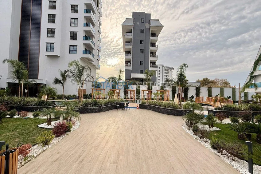 Property for a residence permit in Mahmutlar - 3+1 garden duplex with a private terrace and access to the pool 19 
