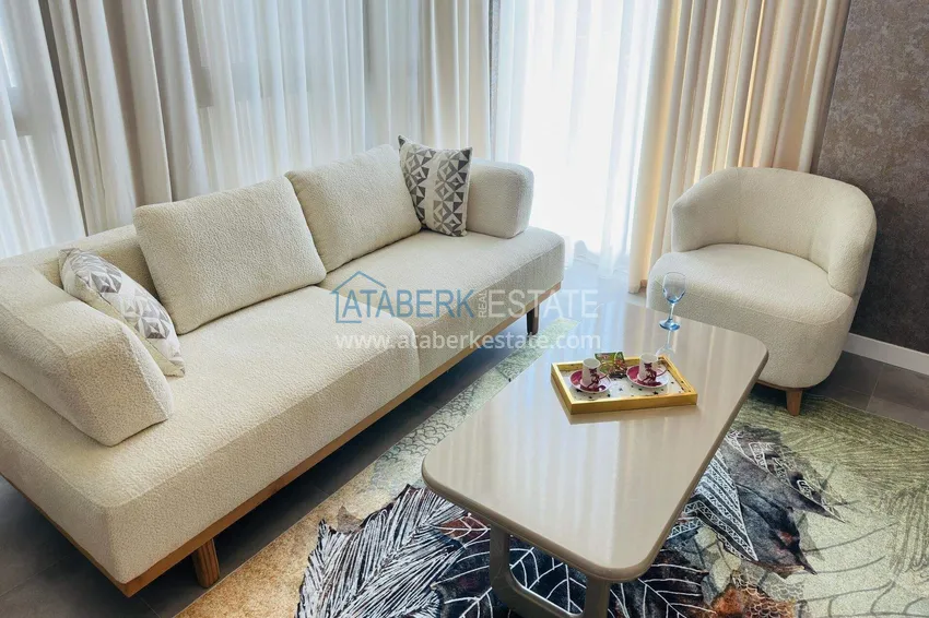 Purchase  Turnkey 1+1 apartment in Kargicak - 350 meters from the sea 3 