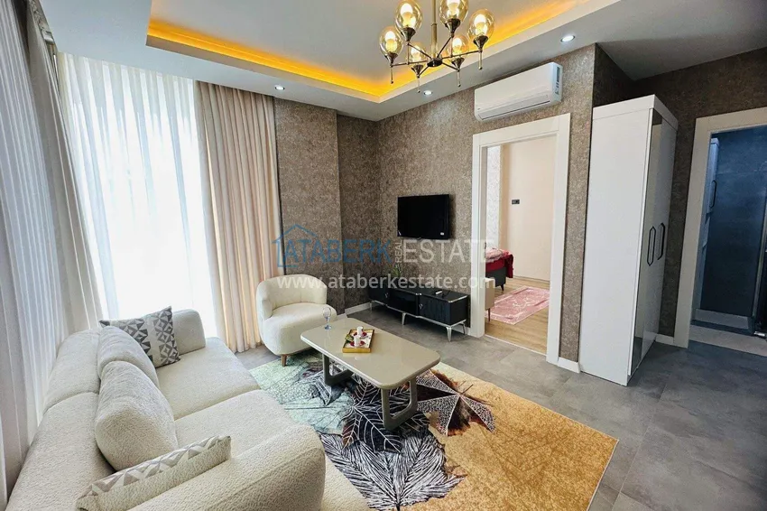 Purchase  Turnkey 1+1 apartment in Kargicak - 350 meters from the sea 5 