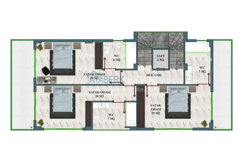 Buy cheap Villa in Kargicak from the developer - with the right to obtain Turkish citizenship 3