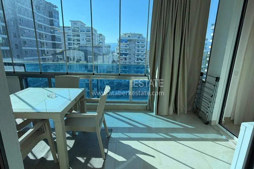 Purchase  2+1 apartment in Mahmutlar - furnished and with a glazed balcony  15 