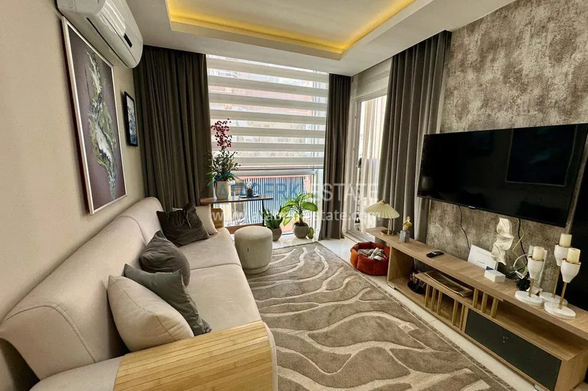 Purchase  Property in the center of Alanya - 1+1 apartment with new furniture, Keykubat beach area 2 