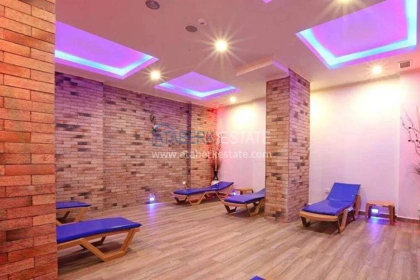 Long-term rent in Alanya - 1+1 apartment in Cikcilli with furniture No. 9 22 