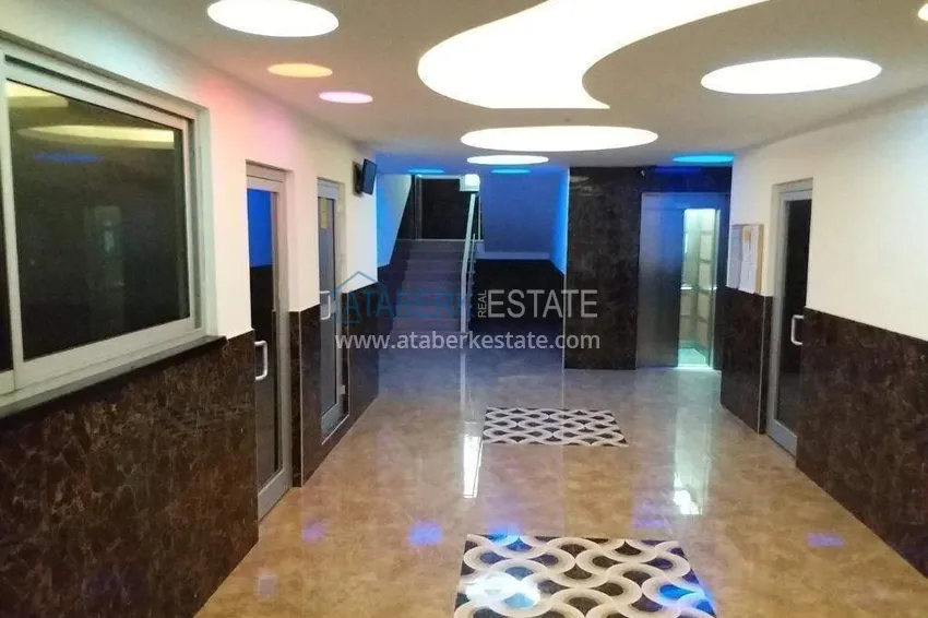 Long-term rent in Alanya - 1+1 apartment in Cikcilli with furniture No. 9 28 