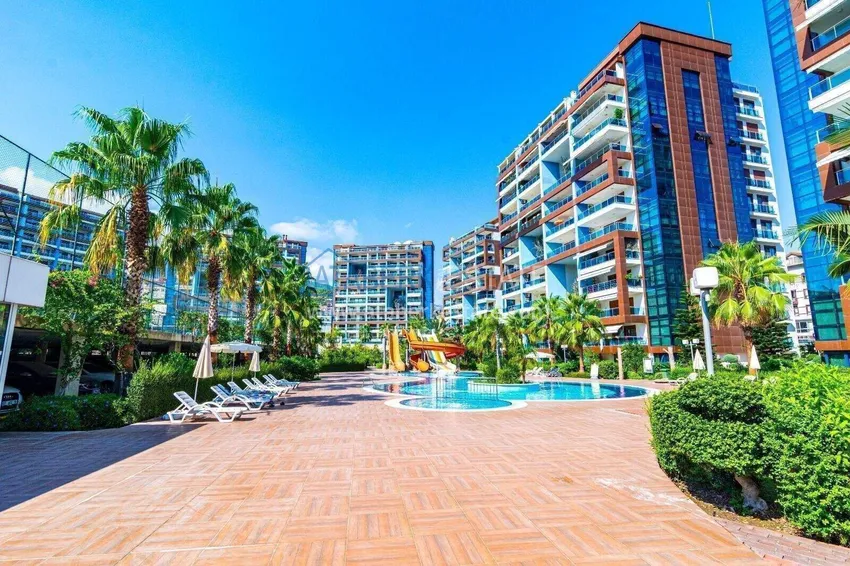 Long-term rent in Alanya - 1+1 apartment in Cikcilli with furniture No. 9 2 