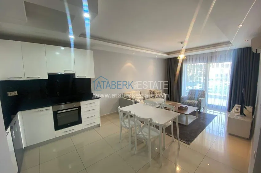 Purchase  Long-term rent in Alanya - 1+1 apartment in Cikcilli with furniture No. 9 4 