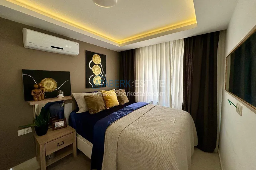 Purchase  Property in the center of Alanya - 1+1 apartment with new furniture, Keykubat beach area 5 