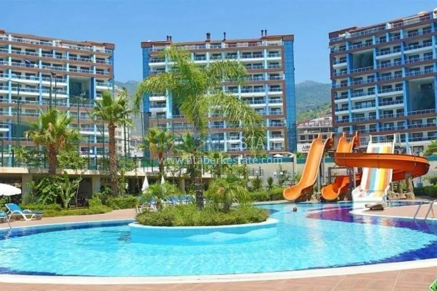 Long-term rent in Alanya - 1+1 apartment in Cikcilli with furniture No. 9 3 