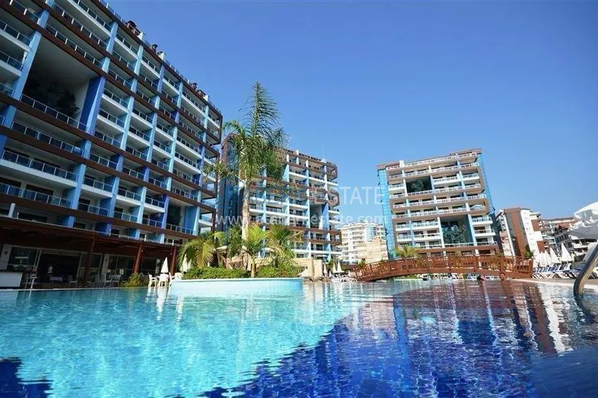 Long-term rent in Alanya - 1+1 apartment in Cikcilli with furniture No. 9 6 