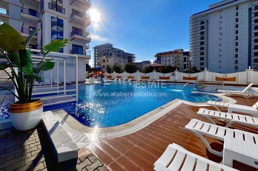 1+1 apartment in Mahmutlar, furnished - a bargain price and a modern residence 7 
