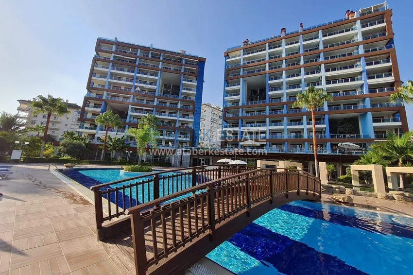 Long-term rent in Alanya - 1+1 apartment in Cikcilli with furniture No. 9 7 