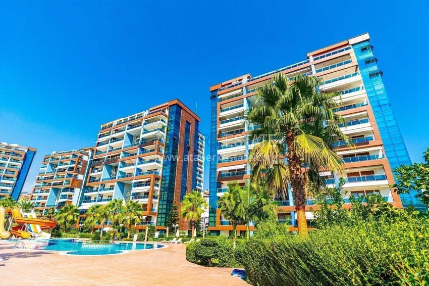 Long-term rent in Alanya - 1+1 apartment in Cikcilli with furniture No. 9 8 