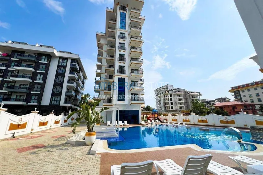 1+1 apartment in Mahmutlar, furnished - a bargain price and a modern residence 9 