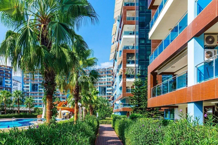 Long-term rent in Alanya - 1+1 apartment in Cikcilli with furniture No. 9 9 