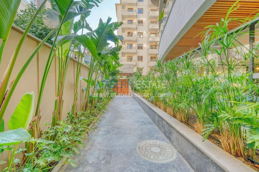 Loft 1+1 apartment in the center of Alanya - stylish interior, 250 meters from Cleopatra beach 10 