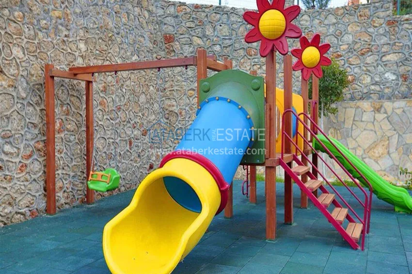 1+1 apartment in Tosmur, 76 m2 with furniture and sea view - property for a residence permit in Alanya  11 