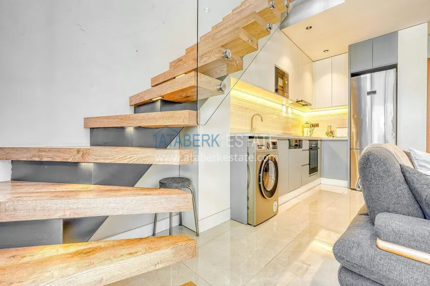 Purchase  Loft 1+1 apartment in the center of Alanya - stylish interior, 250 meters from Cleopatra beach 15 