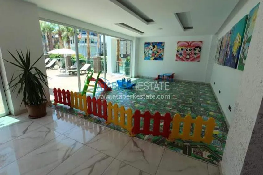 1+1 apartment in Tosmur, 76 m2 with furniture and sea view - property for a residence permit in Alanya  17 