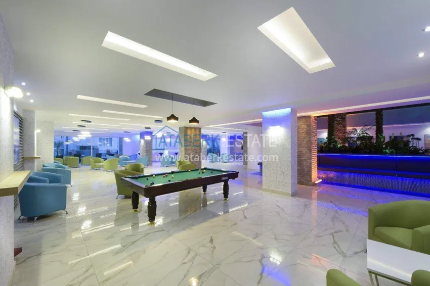 1+1 apartment in Tosmur, 76 m2 with furniture and sea view - property for a residence permit in Alanya  18 
