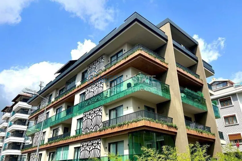 Penthouse in the center of Alanya - 2+1 furnished, Cleopatra beach area 1 