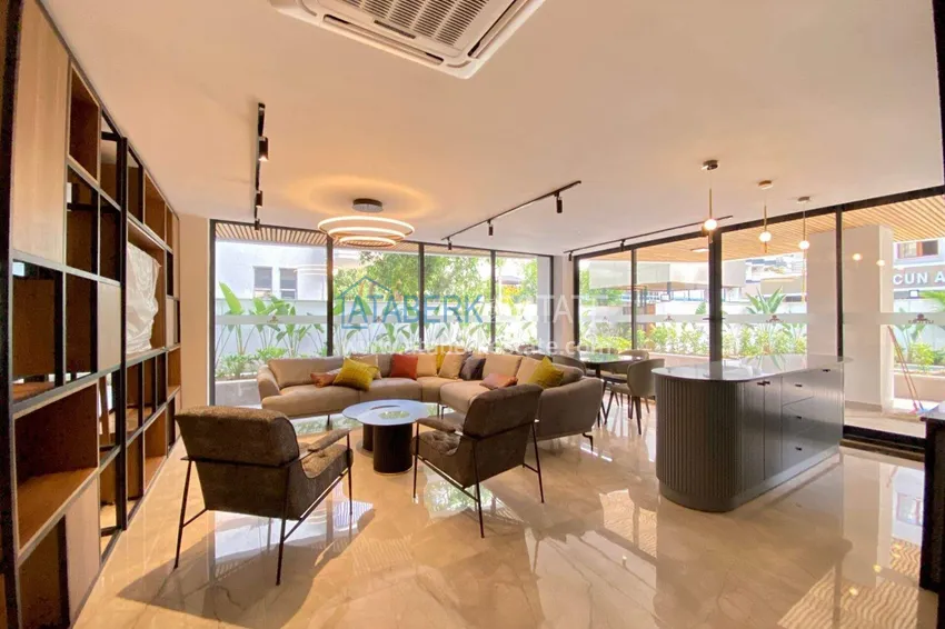 Loft 1+1 apartment in the center of Alanya - stylish interior, 250 meters from Cleopatra beach 20 