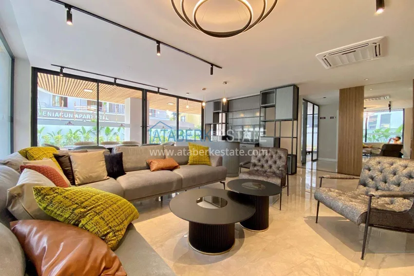 Loft 1+1 apartment in the center of Alanya - stylish interior, 250 meters from Cleopatra beach 22 
