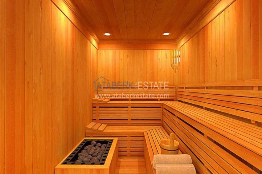 1+1 apartment in Tosmur, 76 m2 with furniture and sea view - property for a residence permit in Alanya  26 