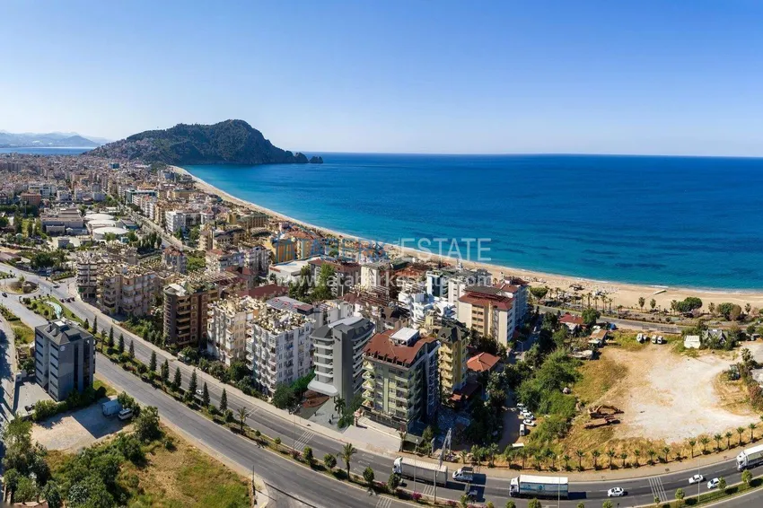 Loft 1+1 apartment in the center of Alanya - stylish interior, 250 meters from Cleopatra beach 2 