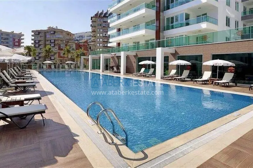 1+1 apartment in Tosmur, 76 m2 with furniture and sea view - property for a residence permit in Alanya  5 