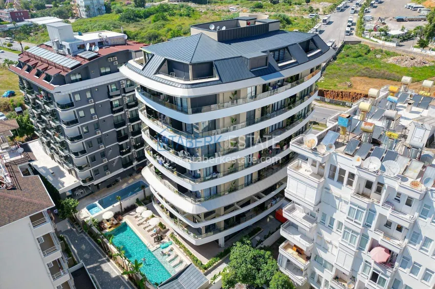 Loft 1+1 apartment in the center of Alanya - stylish interior, 250 meters from Cleopatra beach 5 